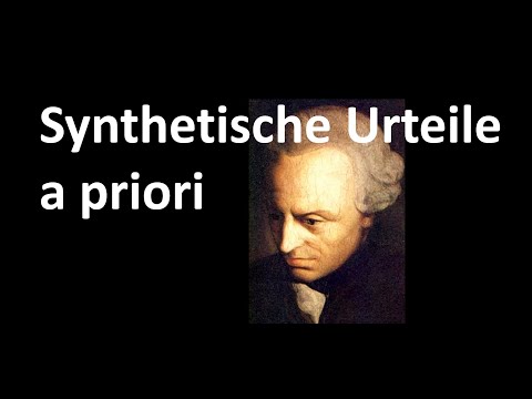 2b - 2.  Teil Erkenntnistheorie 2020 - Immanuel Kant - Synthetische Urteile a priori