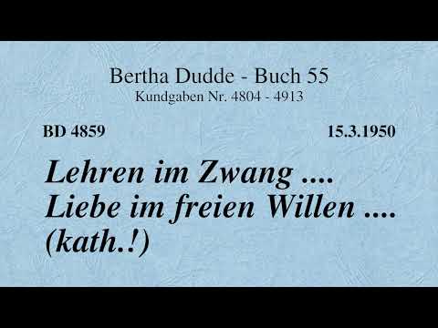 BD 4859 - LEHREN IM ZWANG .... LIEBE IM FREIEN WILLEN (KATH.!)