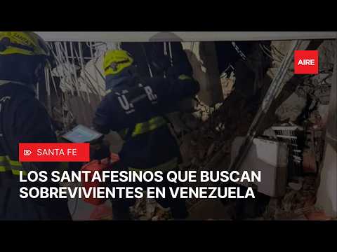 BOMBEROS SANTAFESINOS en VENEZUELA: el impactante relato desde la ZONA DEL DESASTRE 🧑‍🚒⚠️
