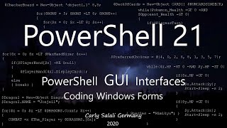 Download lagu PowerShell 21: GUI Interfaces - Coding Windows Forms mp3