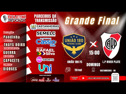 FINAL DO CAMPEONATO MUNICIPAL DE FUTEBOL DE CAMPO DE CASTANHEIRAS - RO