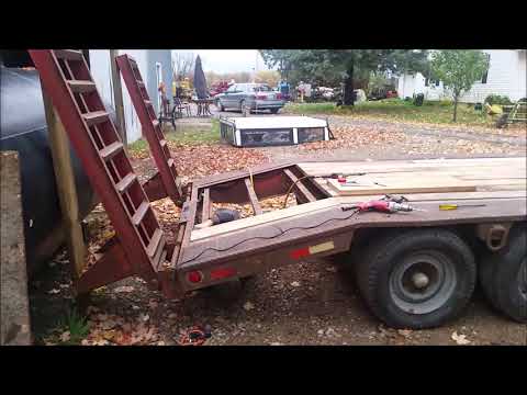 New deck for the Eager Beaver trailer | Rough sawn white oak