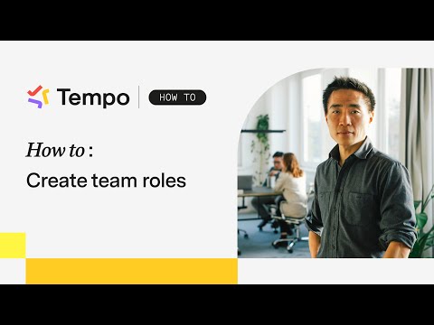 How to create Tempo team roles