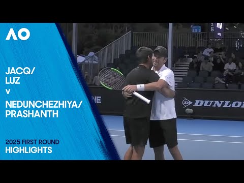 Jacq/Luz v Nedunchezhiyan/Prashanth Highlights | Australian Open 2025 First Round