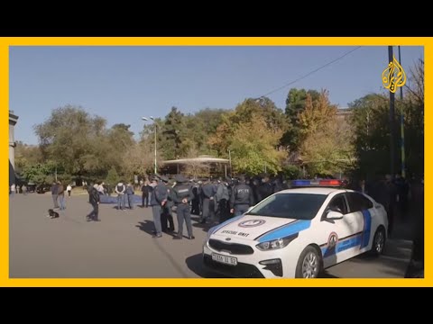 مظاهرة تطالب باستقالة رئيس وزراء أرمينيا