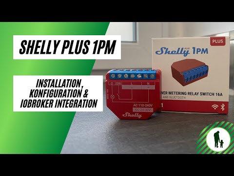 Shelly Plus 1PM - Installation, Konfiguration und ioBroker Integration