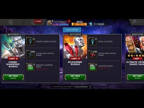 10x Chanes At A 6 Star Silver Surfer Early Access Crystal Opening- Marvel Contest Of Champions