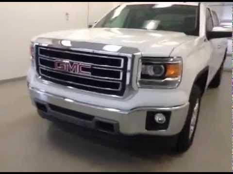 2014 GMC Sierra 1500 SLT Crew Cab 4WD Summit White in Lethbridge, Alberta