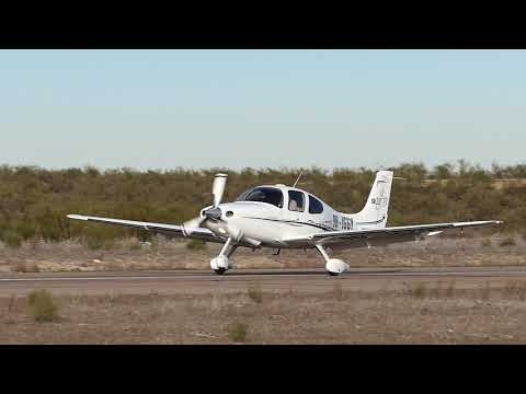9H-IGGY Cirrus SR22 shimmy wheel drama at Casarrubios aerodrome (LEMT)