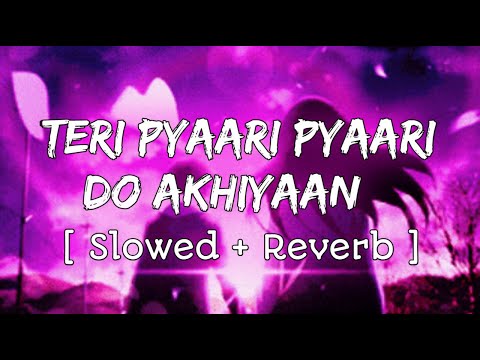 Teri Pyaari Pyaari Do Akhiyaan [ Slowed + Reverb ] Bhinda A & Bobby L | LoveShineVibes