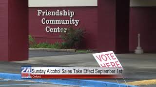 Sunday Alcohol Sales Take Effect September 1st in Oxford