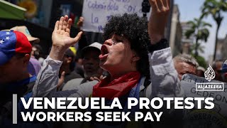 Venezuelan workers stage major protests demanding wages, economic relief under new government