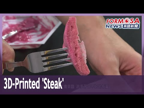 University team unveils 3D-printed 'steak'