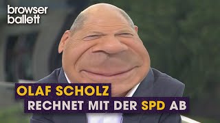So mogelt er sich durch den Wahlkampf Olaf Scholz im Gespräch