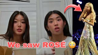 Sophia & Yoonchae talking about Rosé during their live 🥹💗 #blackpink #katseyeedit 