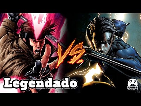 NIGHTWING vs GAMBIT  LEGENDADO - Super Power Beat Down (Episodio 5)