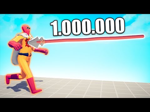 1.000.000 DAMAGE SPEAR THROWER vs UNITS - TABS | Totally Accurate Battle Simulator 2025