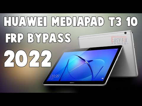 Huawei MediaPad T3 10 (AGS-L09)  FRP Bypass/Google Account Bypass WITHOUT PC 2022