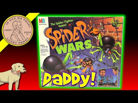 Spider Wars Board Game! - Milton Bradley 1988
