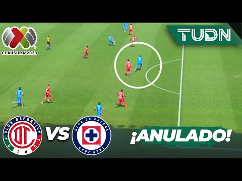 LAUGHTER! Goal disallowed by the computer | Toluca 0-0 Cruz Azul | Liga MX - CL2023 J6 | TUDN