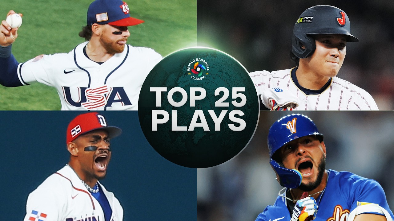 Top 25 Plays + Moments of the 2026 World Baseball Classic! 🌎 | MLB Highlights