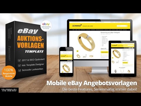 Mobile eBay Auktionsvorlagen Template 2017 Ready