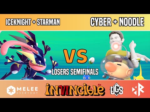 Invincible VI -  - IceKnight + Starman(Greninja+Greninja) Vs. Cyber + NOODLE(Olimar+Wii Fit Trainer)
