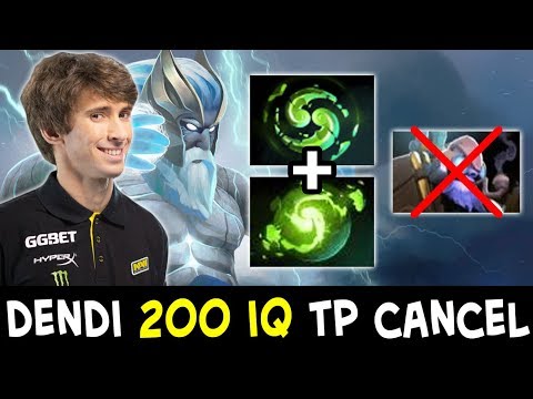 Dendi GAME WINNING TP cancel — 100% COUNTER vs BEST Tinker Funkefal