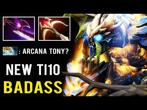 NEW BADASS Dragon Tony TI10 Set Silver Edge Intense Game vs Rat Naga 7.27 Dota 2