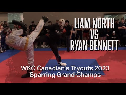 🤜🏻💥🤛🏻Liam North VS Ryan Bennett - Grand Champs - Sparring - WKC Canadian Championships 2023