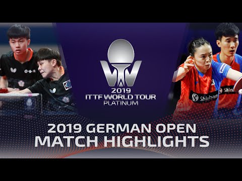 [2019 ITTF German Open] 이상수 / 전지희 vs Lin Yun-Ju / Cheng I-Ching  2019.10.12