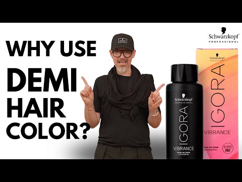 What Is a Demi-Permanent Hair Color? IGORA VIBRANCE Explained