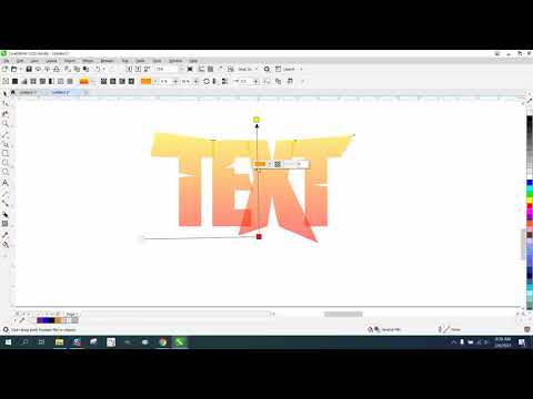 Corel Draw Tips & Tricks Text Effect Interactive Fill and more