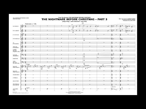 The Nightmare Before Christmas - Part 3 by Danny Elfman/arr. Michael Brown