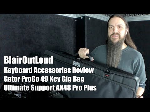 Gator ProGo 49 Key Gig Bag and Ultimate Support AX48 Pro Review!