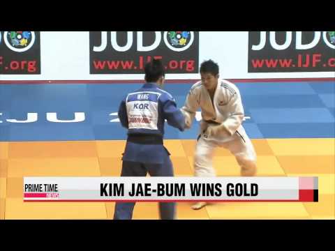 Judoka Kim Jae-bum wins 81kg gold at national judo competition   유도: 김재범, 국내유도대회