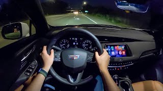 [WR Magazine] 2022 Cadillac XT4 AWD Sport - POV Night Drive (Binaural Audio)
