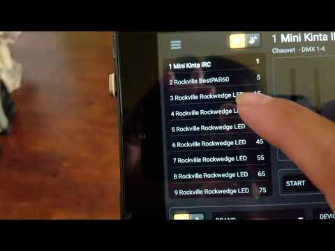 Part 1: How to create a cool light show using Rockwedge and mydmxgo....