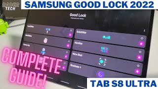 Samsung Good Lock 2022 Complete Guide | Galaxy Tab S8 Ultra