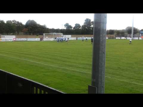 Faversham Town -Willo scores against Three Bridges