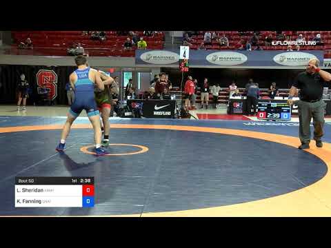 97 Kg Quarterfinal Lucas Sheridan Army WCAP Vs Keaton Fanning Unattached