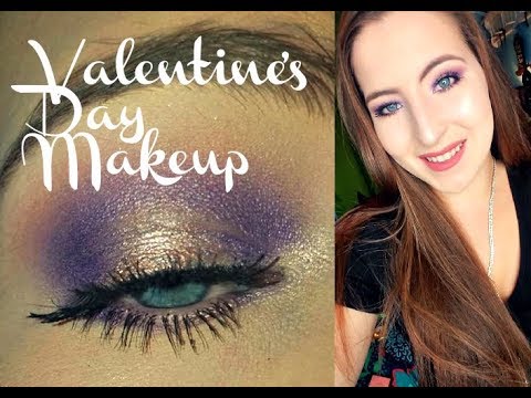 Purple Halo Eye Makeup Look| Valentine's Day Collab w/ Lisa I! Video