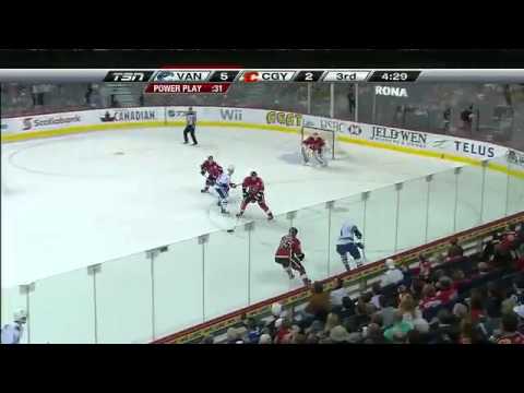 Mason Raymond hat-trick Against Flames - NHL TSN Feed