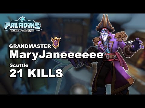 MaryJaneeeeee Dredge 21 KILLS!! Paladins GM (TOP 1) Ranked Gameplay 1440p High Quality Video