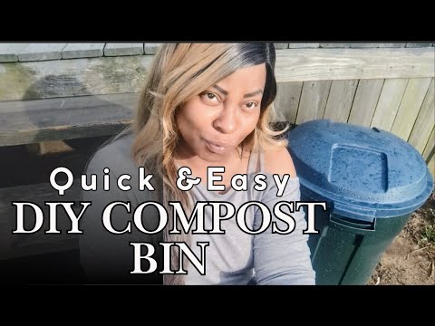 Turn Trash into Treasure! 5 Minute Compost Bin