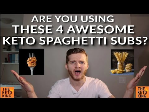 My top Spaghetti substitutes (Keto Substitute) or Pasta substitutes you should ALWAYS have at home!