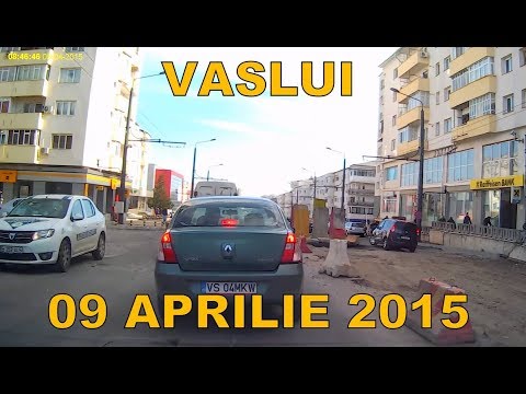 Orasul VASLUI traseu Gara - Centru - Spital imagini video 2015 part. 2