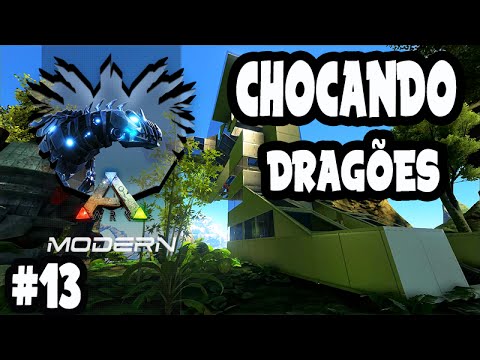 ARK Mods The Center T2EP13 chocando ovo de dragões PT-BR