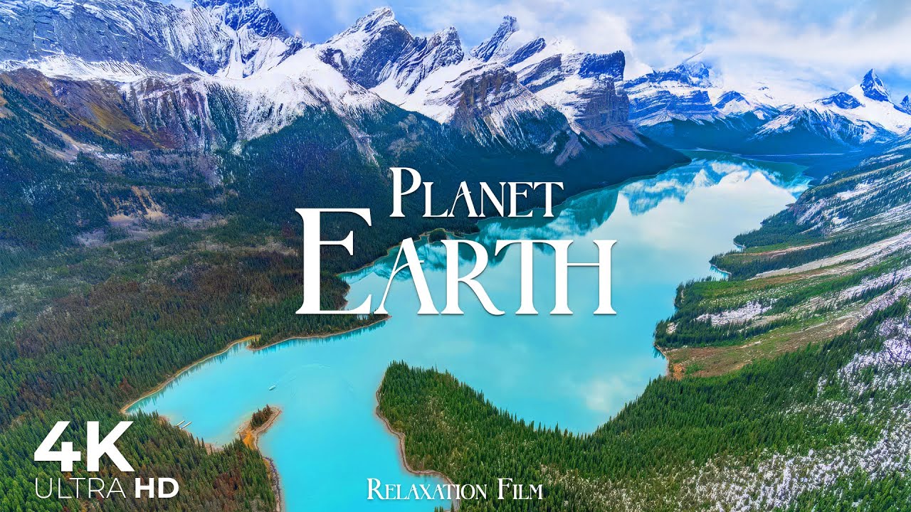 Planet Earth 4K • Nature Relaxation Film with Peaceful Meditation Music