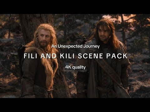 4K Fili and Kili scene pack || The Hobbit An Unexpected Journey